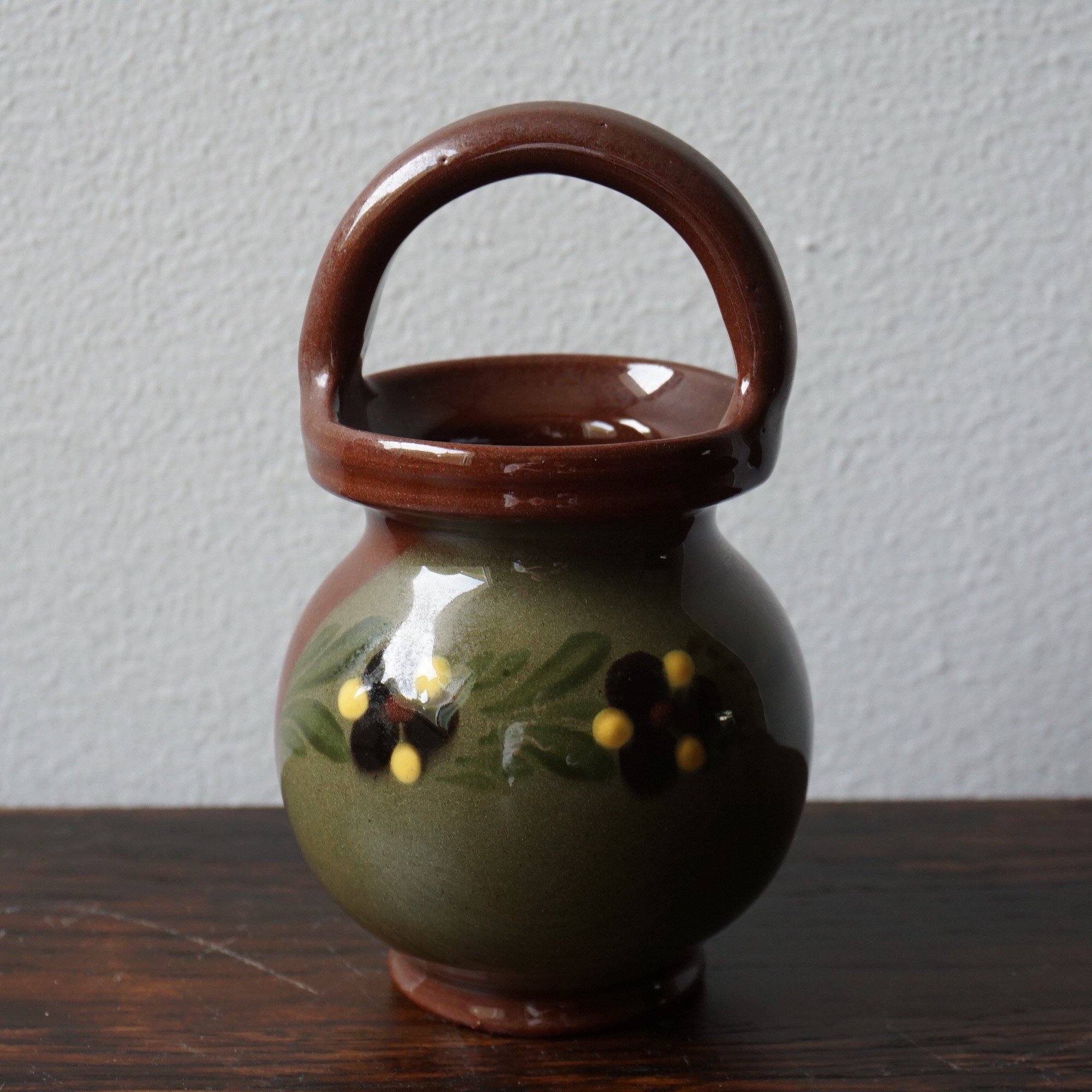 最大80％OFF - 『在庫ロス売買マーケット』 茶色陶器の持ち手付き壺 遊茶オンラインショップ） – （茶壷・ポット 工芸品