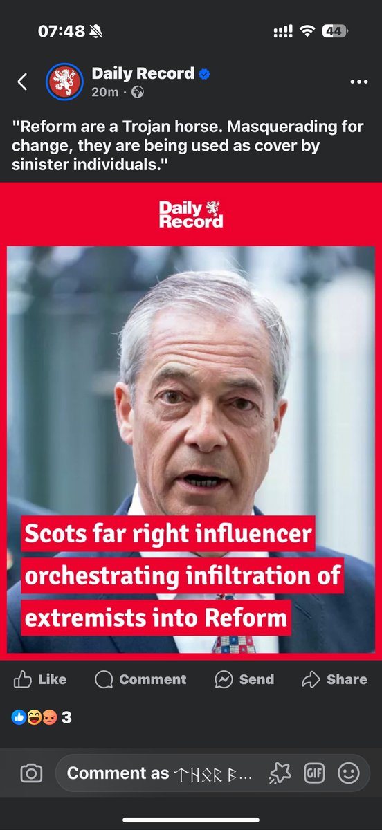 Digitaltor's tweet image. MSM Scottish rag tag! @reformparty_uk @ReformUKScot we need to unite and stop the attacks from MSM @Nigel_Farage I would be using a word with @Daily_Record  about their choice of words #makebritiangreatagain