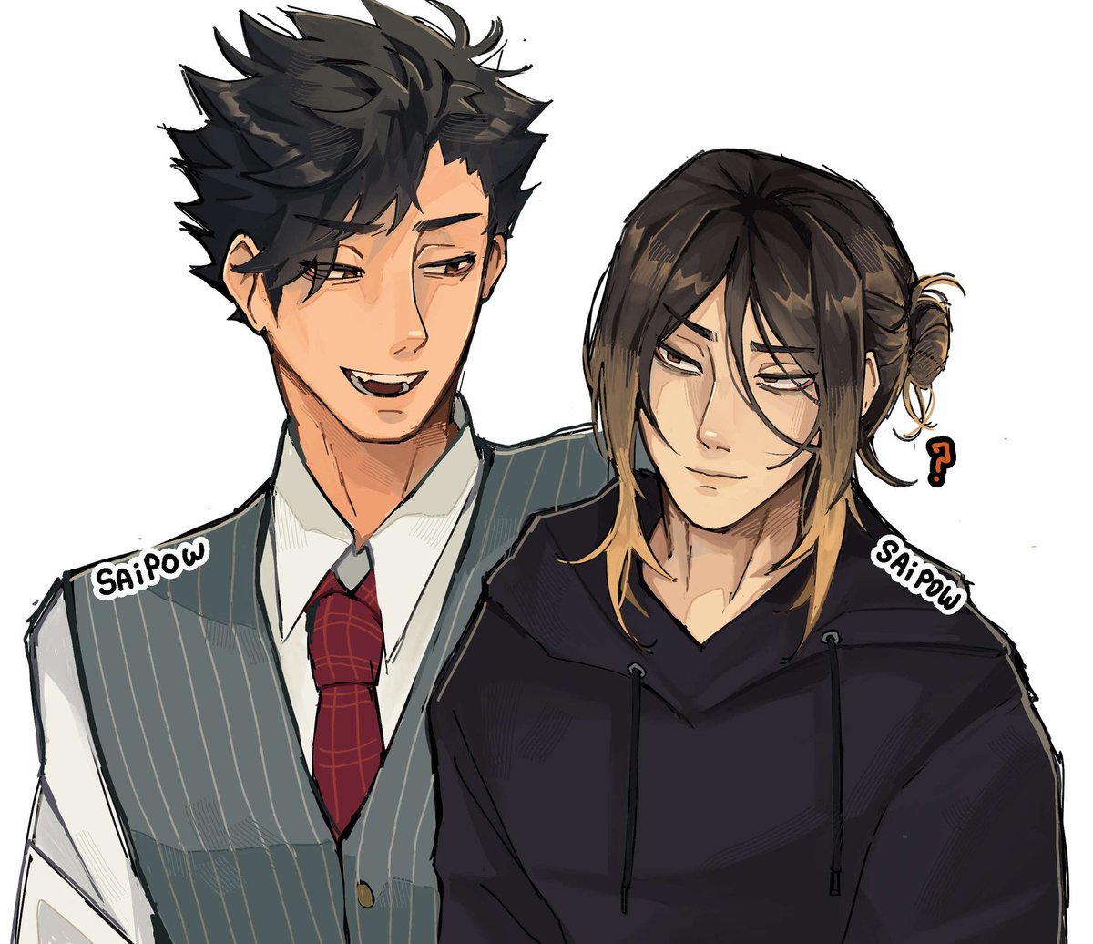 saipoww's tweet photo. Timeskip kuroo &amp; kenma 🦅 https://t.co/dXmoNiAHkS