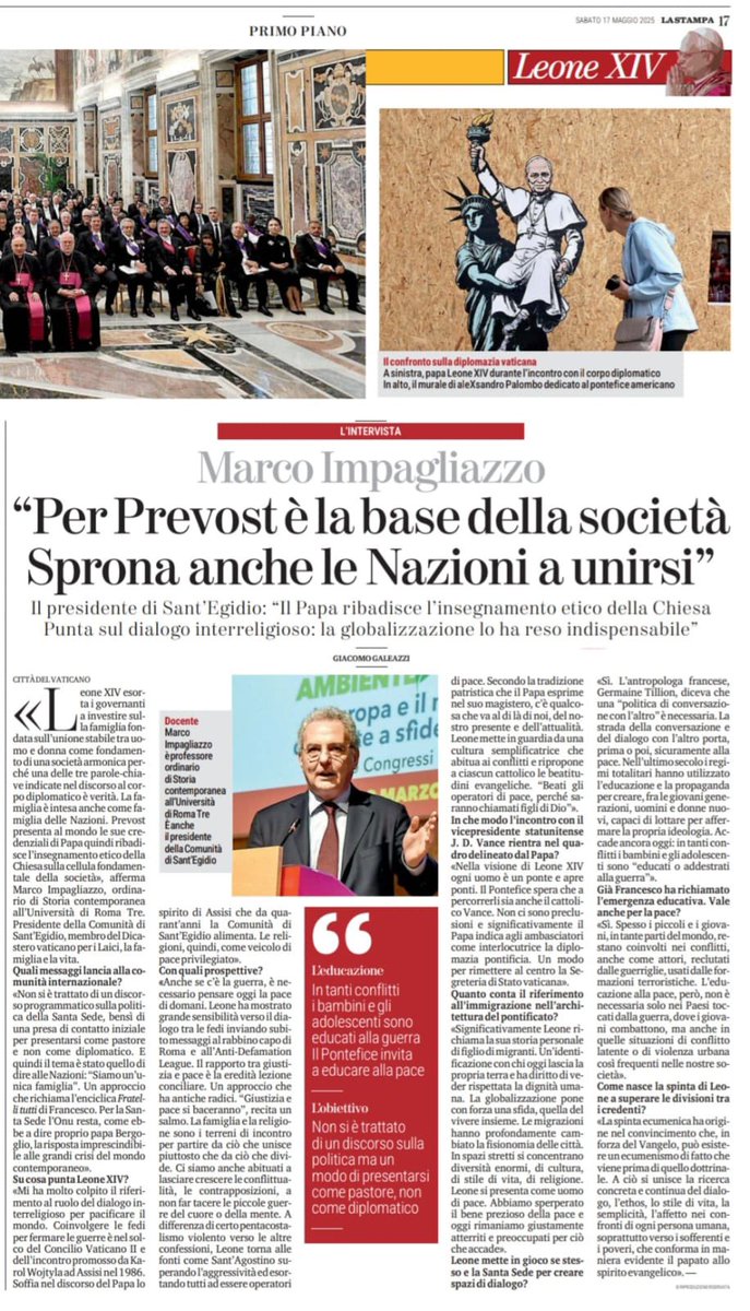 Marco_europa's tweet photo. Qualche mia considerazione a @LaStampa sul discorso di @Pontifex al Corpo Diplomatico https://t.co/VEk7qeUXuA