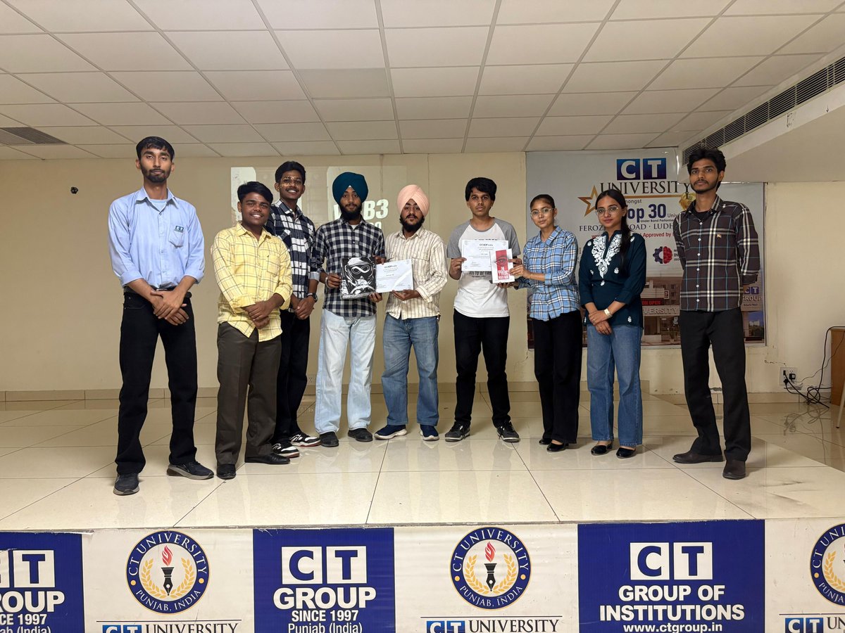 CrewsphereCTU's tweet image. ๐ Web3 Se Judo Yatra 2.0 X CTU ๐
Hey Crew! ๐
@CrewsphereCTU , in collab with @icphub_IN , hosted a thrilling Web3 + Blockchain Quiz at CT University!
๐ 3 intense rounds
๐ Certs, T-Shirts & a book
๐ฅ Amazing energy & participation!
#Web3SeJudo #ICPHubIndia #Crewsphere