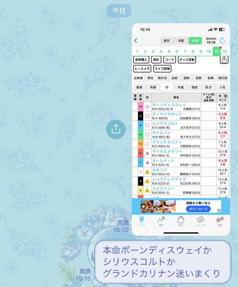 tera57_coc's tweet photo. 新潟大賞典 

穴馬3頭BOXのような買い目で
ラスト直線3頭バッチリで
激当たりするかと悶絶したw
顔は🥶こんなだったな笑

武豊を問答無用で切ることに
意地になってるの辞めたい🤢

ハピは無理や

あー楽しかった😂 https://t.co/2G2lwgY18V