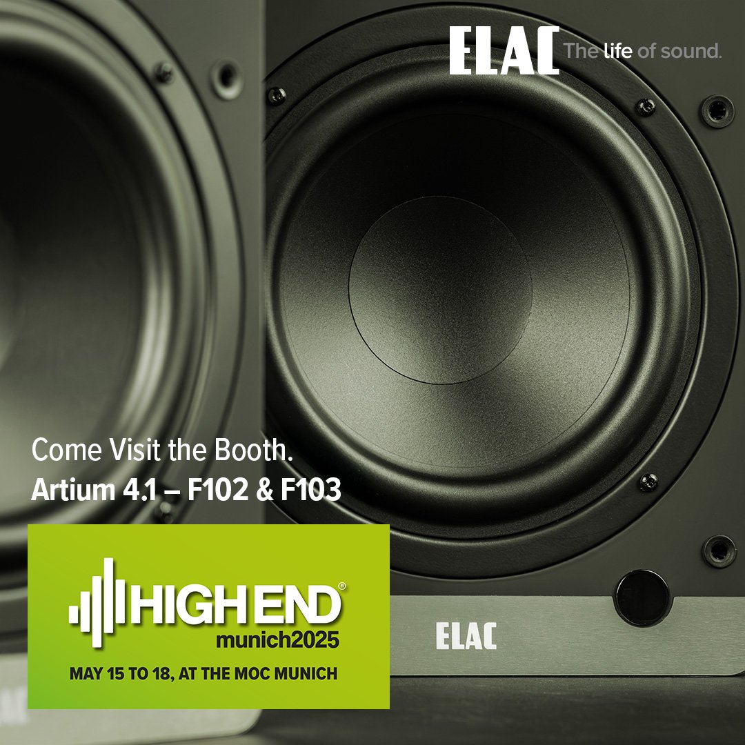 Come say hi at High End 2025!
We’re live in Atrium 4.1, Rooms F102 &amp; F103—showcasing all-new gear including:
🔹 ConneX DCB61
🔹 Debut 3.0 Subwoofers
🔹 Muro Outdoor Series
🔹 The new Concentro M 807

Stop by for a listen. We’d love to see you!

#HighEnd2025 #AudioShow