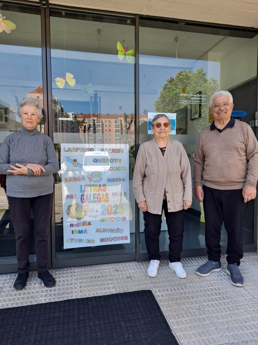 ¿Cal é a vosa palabra galega favorita? Nos centros AFACO traballamos sobre a nosa lingua, con motivo da celebración do #DíaDasLetrasGalegas #maiores #coidadores
#FelizXornadaFestiva