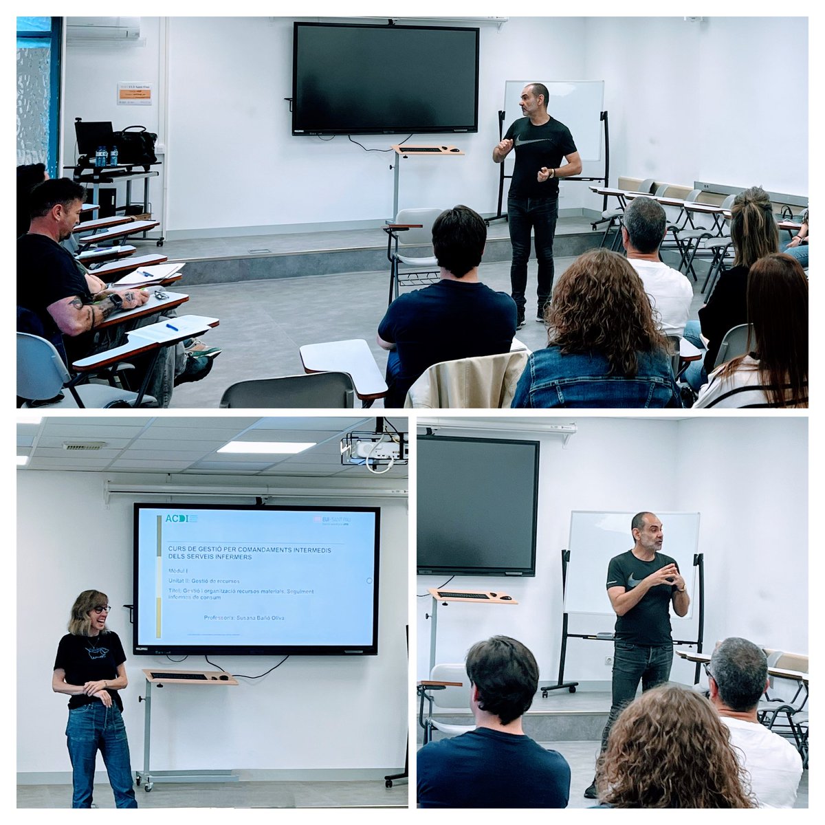 EUI-Sant Pau (@euisantpau) on Twitter photo 🗣️Al XIII Curs de gestió de comandaments de serveis infermers <a href="/Infermeres_ACDI/">ACDI</a> ➡️abordem el seguiment i els informes de consum 📊 i estratègies de comunicació i motivació 📣amb un professorat 🔝🔝Susana Bañó i Jesús Arcas #GestióSanitària #Formació 🗣️Al XIII Curs de gestió de comandaments de serveis infermers <a href="/Infermeres_ACDI/">ACDI</a> ➡️abordem el seguiment i els informes de consum 📊 i estratègies de comunicació i motivació 📣amb un professorat 🔝🔝Susana Bañó i Jesús Arcas #GestióSanitària #Formació