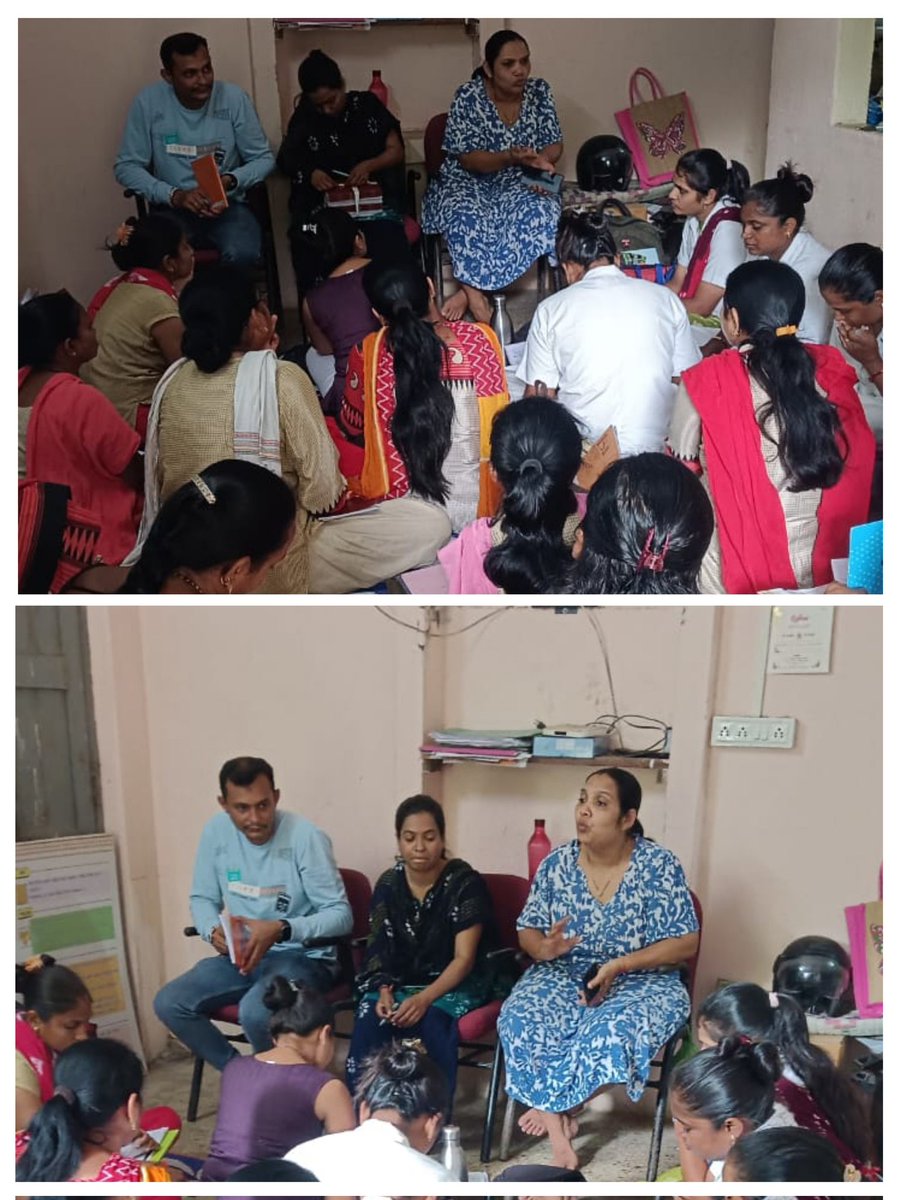 staff meeting uphc abrama valsad