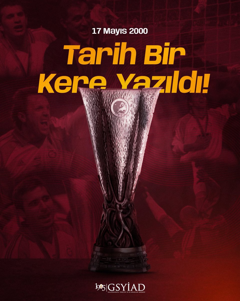 Tarih Bir Kere Yazıldı! 🏆

17.05.2000 💛❤️