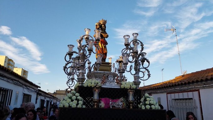 Horario e Itinerario Procesión de Nuestra Señora de la Salud Gloriosa hoy en Huelva