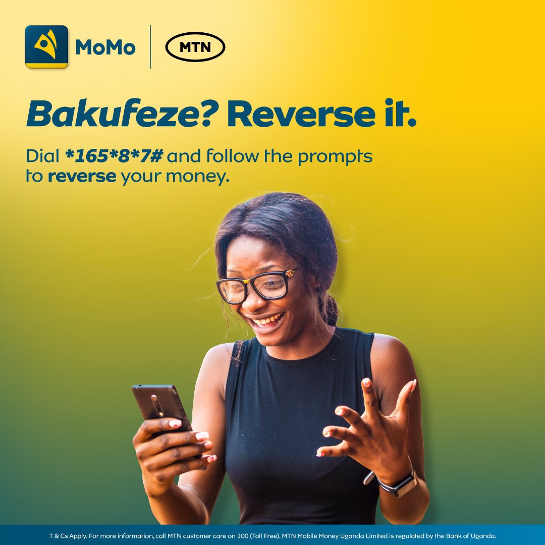 meyveis21's tweet photo. Bakufeze?! #KolaReverse
Dial *165*8*7# immediately and follow the prompts to reverse the transaction before it’s too late.
#MoMoTips https://t.co/4Oz11fYu9d