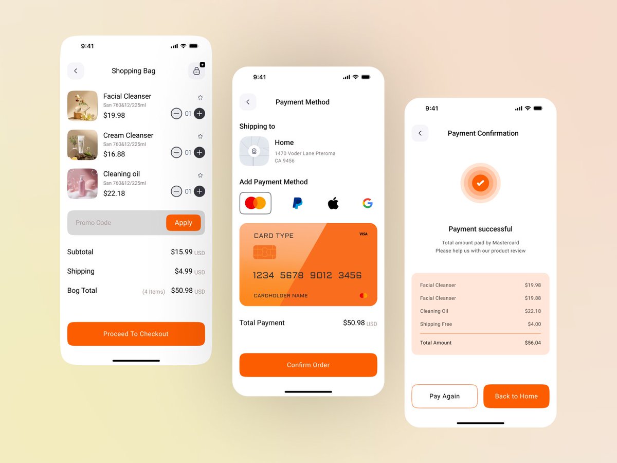 Ras66322Harunur's tweet photo. Payment Page - Beauty Product Mobile App
https://t.co/2lNoTY7XLk
#allfrieds #alldesigner #usapeople https://t.co/39JvPZtstS