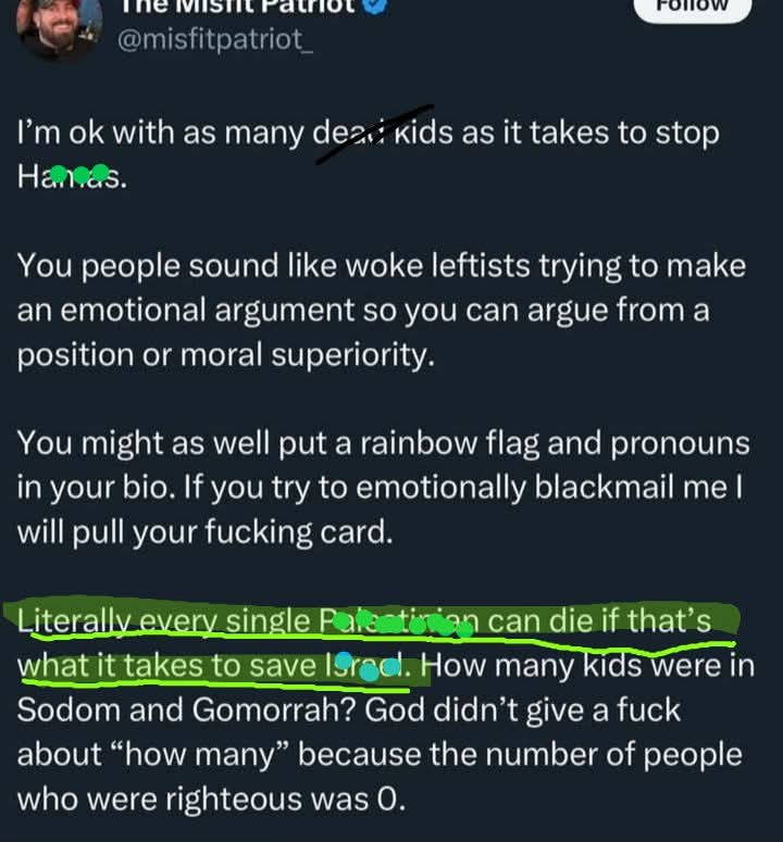 The real life consequences of worshipping a psychopathic and genocidal god: psychopathy and genocide.

It's happening right now.