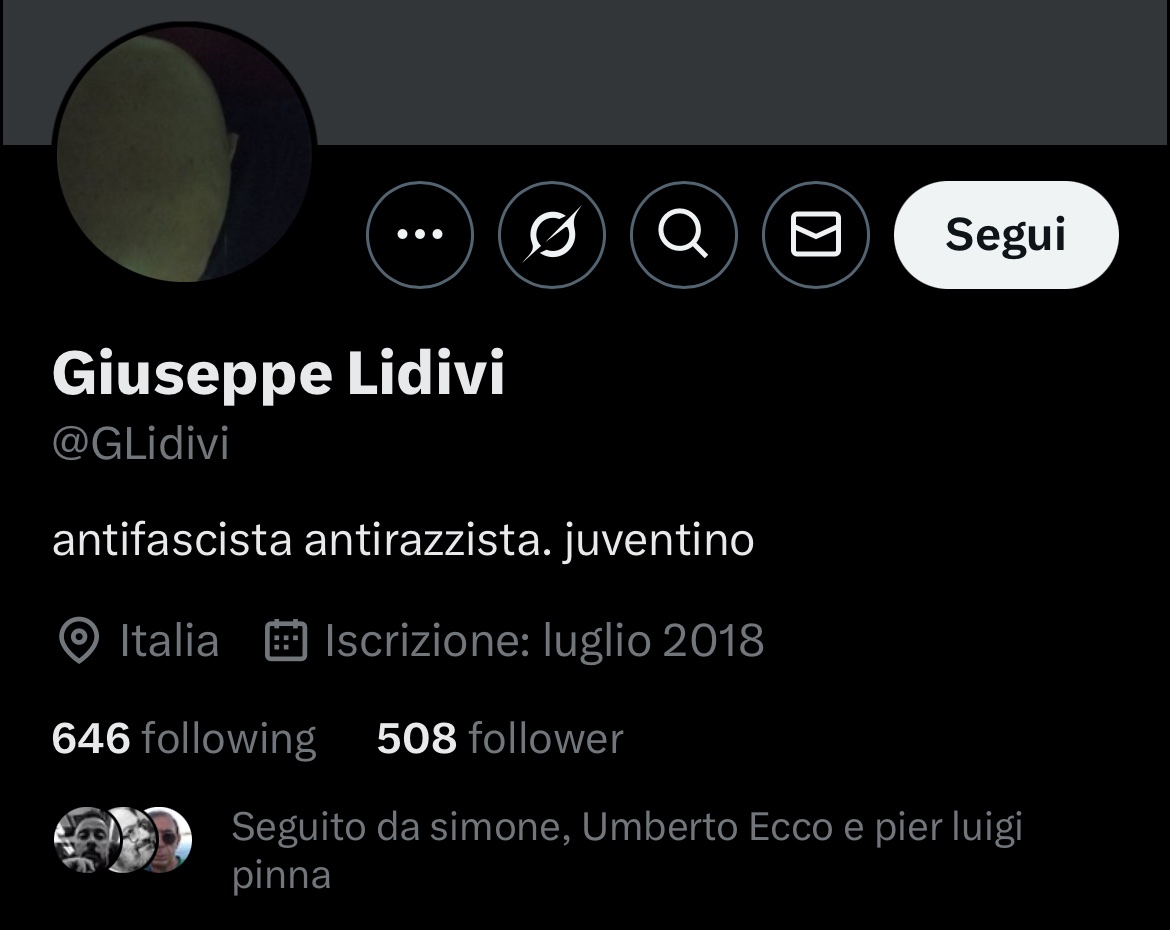 <a href="/GLidivi/">Giuseppe Lidivi</a> Quando non capire la battuta porta alla sincerità e alla consapevolezza. 😀