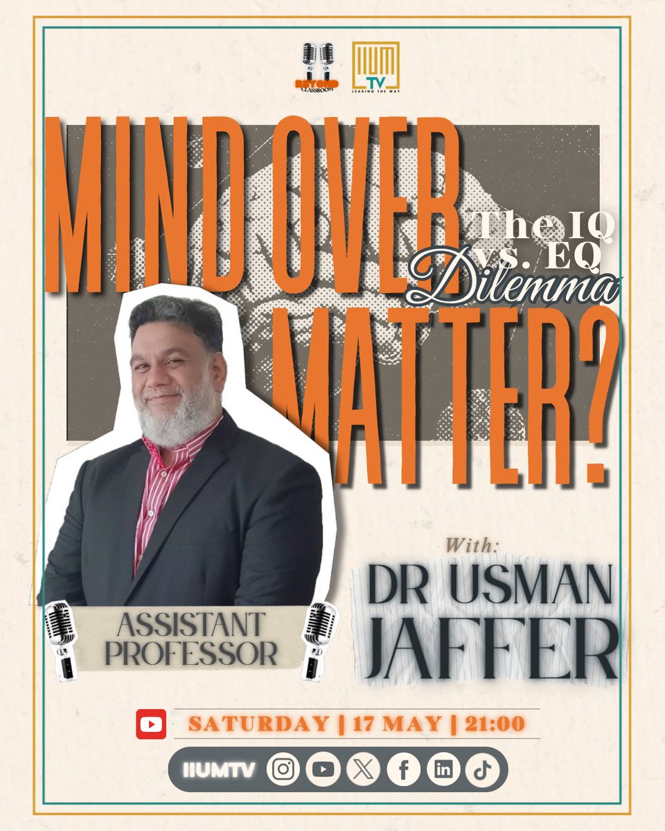 iium_tv's tweet photo. 𝐌𝐈𝐍𝐃 𝐎𝐕𝐄𝐑 𝐌𝐀𝐓𝐓𝐄𝐑? 𝐓𝐇𝐄 𝐈𝐐 𝐕𝐒. 𝐄𝐐 𝐃𝐈𝐋𝐄𝐌𝐌𝐀🔆

𝗕𝗘𝗬𝗢𝗡𝗗 𝗖𝗟𝗔𝗦𝗦𝗥𝗢𝗢𝗠 - 𝗘𝘅𝗽𝗹𝗼𝗿𝗶𝗻𝗴 𝗦𝘁𝗼𝗿𝗶𝗲𝘀, 𝗜𝗻𝘀𝗶𝗴𝗵𝘁 𝗕𝗲𝘆𝗼𝗻𝗱 𝗧𝗵𝗲 𝗖𝗹𝗮𝘀𝘀𝗿𝗼𝗼𝗺💡🌟

Assalamualaikum everyone!👋 https://t.co/uavBMF84fx