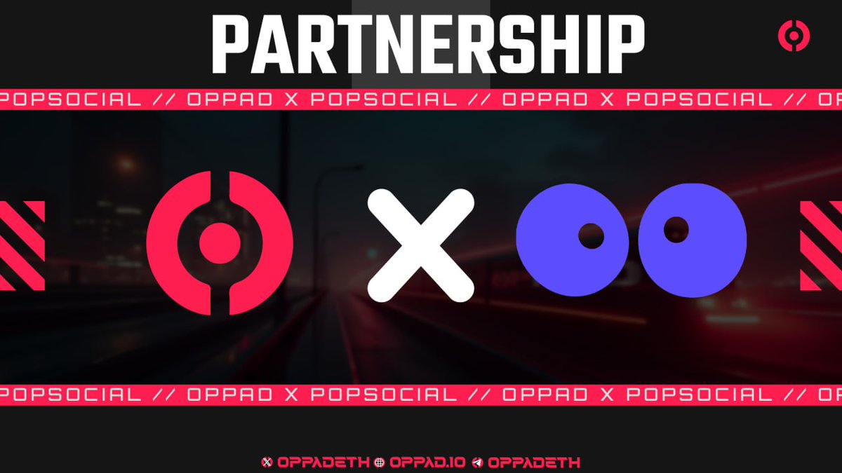 Pop social is excited to partner with @OPPADETH! A decentralized launchpad  built on @ethereum, offering secure, transparent, and efficient fundraising  solutions for innovative crypto projects. By combining diverse launch  strategies with robust
