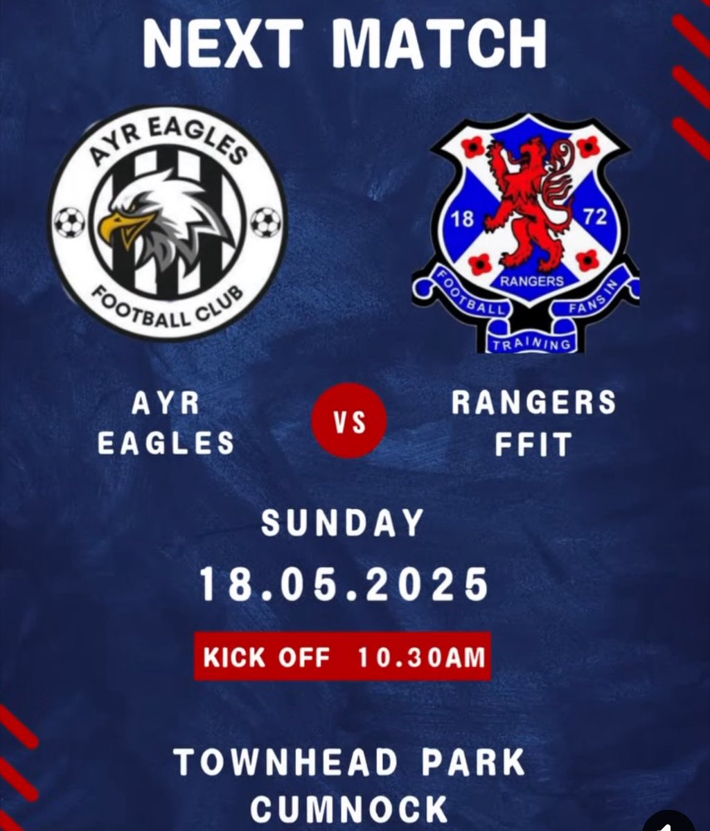 Rangers football fans in training. tweet media
