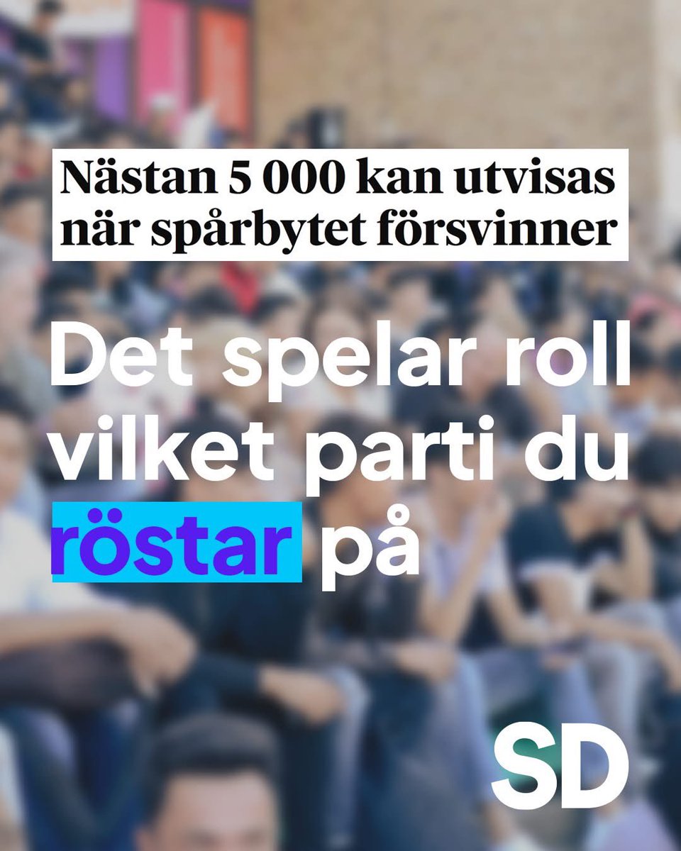 Människor med jobb, vänner, familj och fast förankring i Sverige ska utvisas. Många av dem till länder de helt saknar relation till, som de inte besökt sen de lämnade som barn. 

Det är humanitärt vidrigt. Omänskligt. Moraliskt motbjudande. Men det är inget misstag. 

🧵