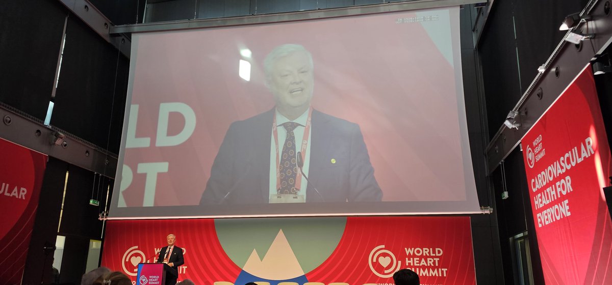 amibanerjee1's tweet image. The #WorldHeartSummit opened by Chief Executive Officer, President and Chief Operating Officer @worldheartfed in Geneva