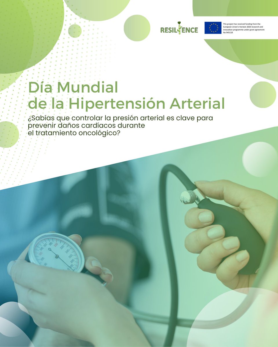 RESILIENCE H2020 (@resilienceh2020) on Twitter photo 🩺 #DíaMundialDeLaHipertensiónArterial
La presión alta puede aumentar el riesgo de cardiotoxicidad durante el cáncer.
🔬 En #RESILIENCEh2020 investigamos el RIC para proteger el corazón de forma no invasiva.
#RIC #CardioOncología #PrevenciónCardiaca 🩺 #DíaMundialDeLaHipertensiónArterial
La presión alta puede aumentar el riesgo de cardiotoxicidad durante el cáncer.
🔬 En #RESILIENCEh2020 investigamos el RIC para proteger el corazón de forma no invasiva.
#RIC #CardioOncología #PrevenciónCardiaca
