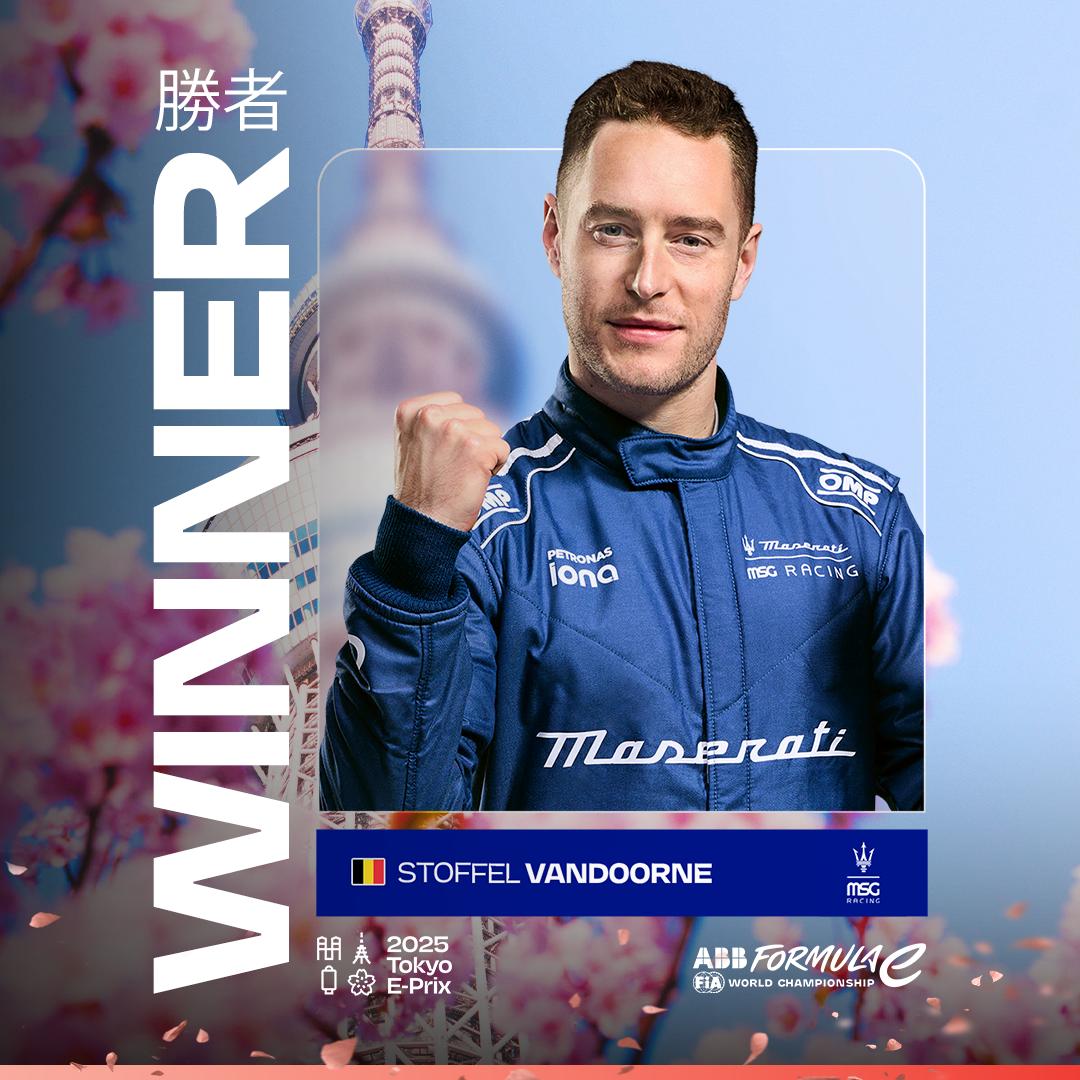 Victory in Tokyo for <a href="/svandoorne/">Stoffel Vandoorne</a>! 🤩

<a href="/svandoorne/">Stoffel Vandoorne</a> が東京で優勝を飾る！