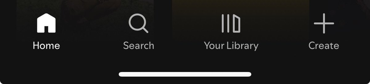 afterlauqhter's tweet image. people who design apps have no regard for muscle memory fr i’m gonna crash out if i click this new create button instead of library one more time on spotify
