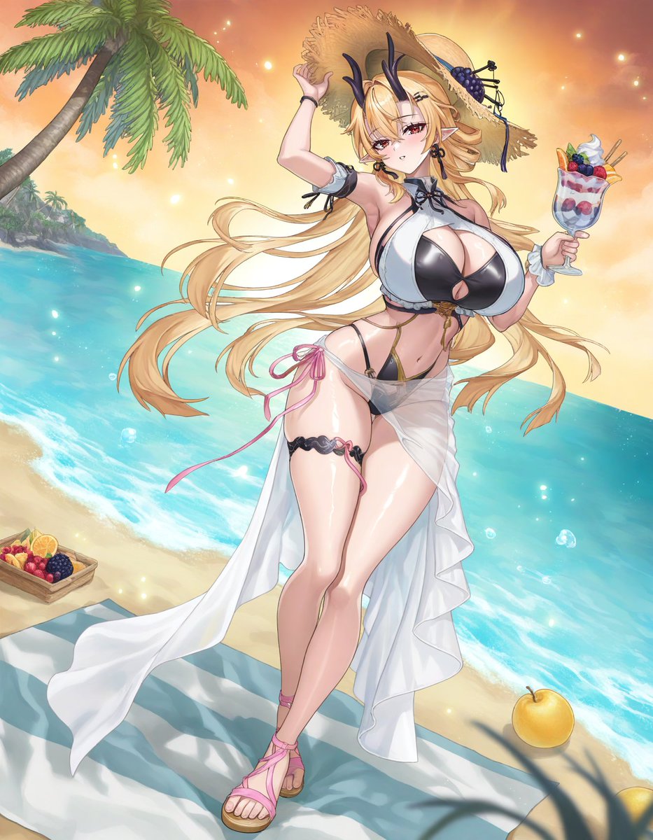 Evertale_UP's tweet photo. Summer Kirin (水着) #1🍹
#エバーテイル #Evertale #キリン #Unofficial https://t.co/we55Zq5DSs