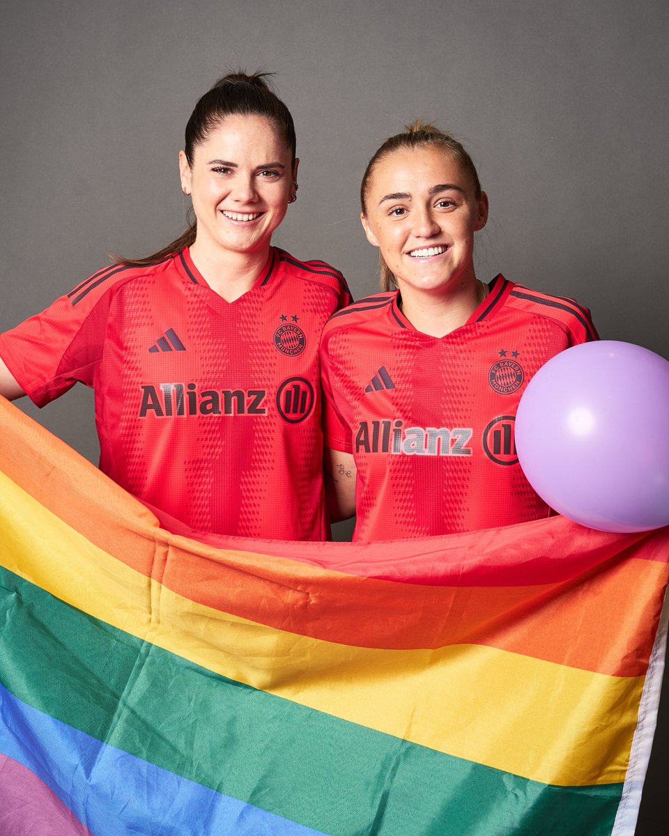 FC Bayern Frauen (@fcbfrauen) on Twitter photo ❤️🧡💛💚💙💜 𝐖𝐢𝐫 𝐬𝐭𝐞𝐡𝐞𝐧 𝐳𝐮𝐬𝐚𝐦𝐦𝐞𝐧- für Diversität und gegen Diskriminierung! 🏳️🌈🏳️⚧️#IDAHOBIT
#FCBayern #MiaSanMia ❤️🧡💛💚💙💜 𝐖𝐢𝐫 𝐬𝐭𝐞𝐡𝐞𝐧 𝐳𝐮𝐬𝐚𝐦𝐦𝐞𝐧- für Diversität und gegen Diskriminierung! 🏳️🌈🏳️⚧️#IDAHOBIT
#FCBayern #MiaSanMia