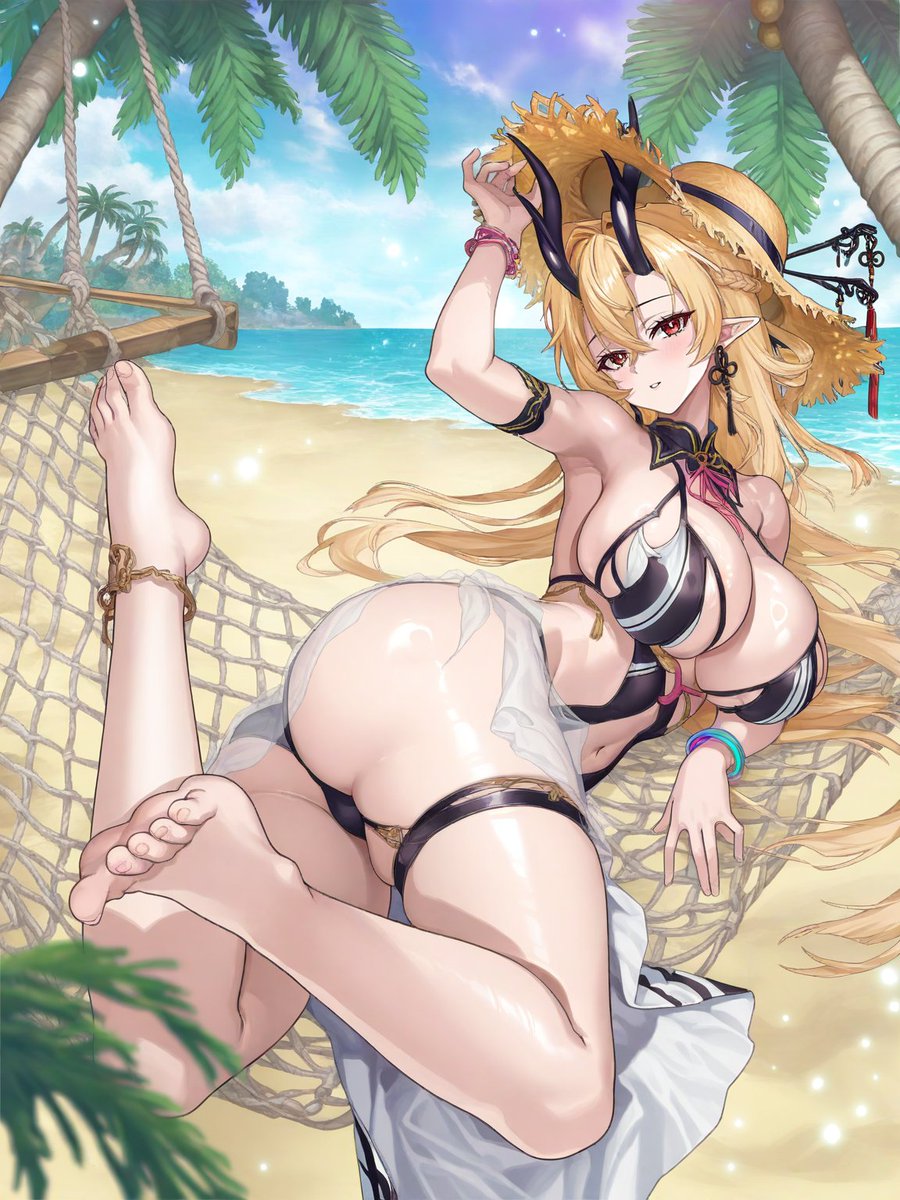 Evertale_UP's tweet photo. Summer Kirin (水着) #2🍹
#エバーテイル #Evertale #キリン #Unofficial https://t.co/29lVQZfLlv