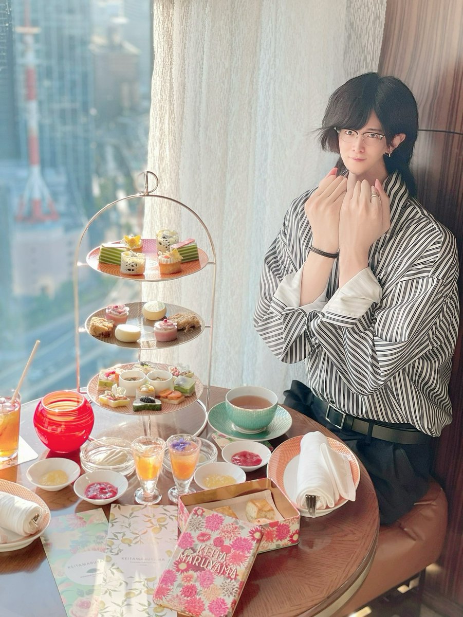 はじめてのアフタヌーンティー❤️🫖