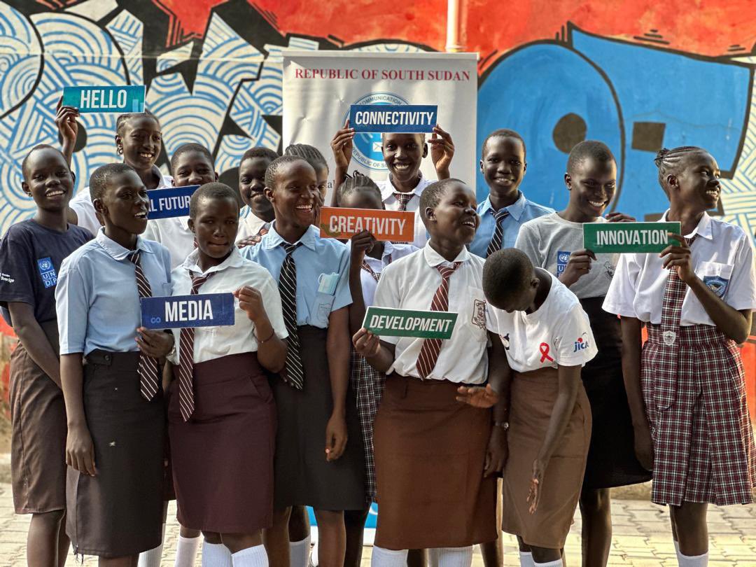 AdokGai's tweet image. “As we mark 160 years of the @ITU ’s global mission, I celebrate the strides made in promoting gender equality in tech ,a cause I proudly championed through the @NCA_SSD ’s , GirlsinICT @BiLDD_SSD initiative.
Every girl given a digital opportunity is a catalyst for change. The…