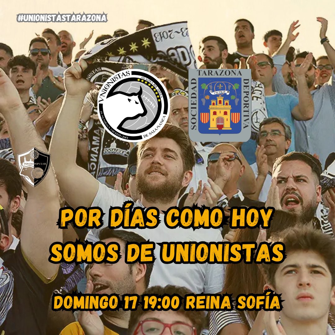 Fondo_Popular's tweet image. ⚽ ¡POR DÍAS COMO HOY! ⚽

@UnionistasCF 🆚 @SDTarazona
🕖 19:00h
🏟️ Reina Sofía
📺 feftv.com
📻 @a_indebida12

#Creemos ⚪️⚫️
#UnionistasTarazona
#LuchaHastaElFinal