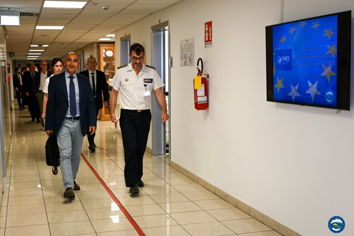Operation EUNAVFOR MED IRINI (@eunavfor_med) on Twitter photo May 16 delegation from French Institute Med Foundation for Strategic Studies (FMES) visited OHQ of <a href="/EUNAVFOR_MED/">Operation EUNAVFOR MED IRINI</a> 🇪🇺@IRINI in Rome. The visit provided an in-depth briefing on the <a href="/EUNAVFOR_MED/">Operation EUNAVFOR MED IRINI</a> ongoing strategic objectives and future developments.
<a href="/eu_eeas/">European External Action Service - EEAS 🇪🇺</a> May 16 delegation from French Institute Med Foundation for Strategic Studies (FMES) visited OHQ of <a href="/EUNAVFOR_MED/">Operation EUNAVFOR MED IRINI</a> 🇪🇺@IRINI in Rome. The visit provided an in-depth briefing on the <a href="/EUNAVFOR_MED/">Operation EUNAVFOR MED IRINI</a> ongoing strategic objectives and future developments.
<a href="/eu_eeas/">European External Action Service - EEAS 🇪🇺</a>