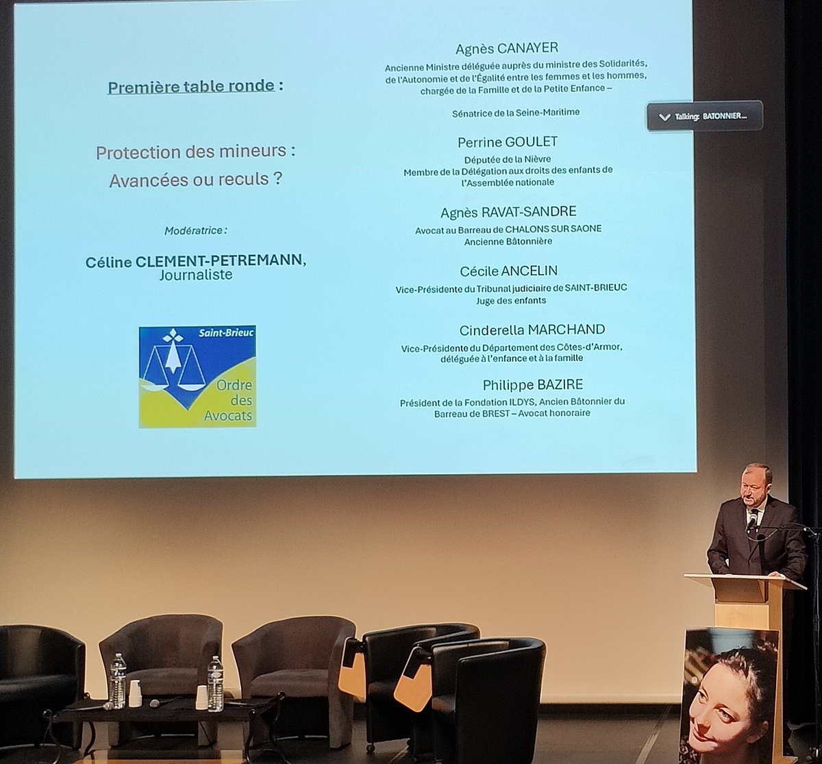 C'est parti pour le 30ème colloque de #saintyves
Bravo au <a href="/barreaustbrieuc/">Barreau de Saint-Brieuc</a> et à son bâtonnier Denecker !
Protection des mineurs, mineur victime, mineur délinquant sont au programme. 
La thématique du droit des mineurs est effectivement centrale pour notre société