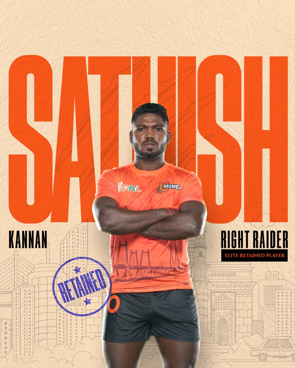 U Mumba (@umumba) on Twitter photo 𝗖𝗼𝗿𝗲: 𝗥𝗘𝗧𝗔𝗜𝗡𝗘𝗗 🧡
मंडळी, the names you know, the players you love will play for the Mumba badge once again in season 12 ✨
#UMumba | #आमचीMumba
<a href="/RonnieScrewvala/">Ronnie Screwvala</a> | <a href="/suhailchandhok/">Suhail Chandhok</a> 𝗖𝗼𝗿𝗲: 𝗥𝗘𝗧𝗔𝗜𝗡𝗘𝗗 🧡
मंडळी, the names you know, the players you love will play for the Mumba badge once again in season 12 ✨
#UMumba | #आमचीMumba
<a href="/RonnieScrewvala/">Ronnie Screwvala</a> | <a href="/suhailchandhok/">Suhail Chandhok</a>