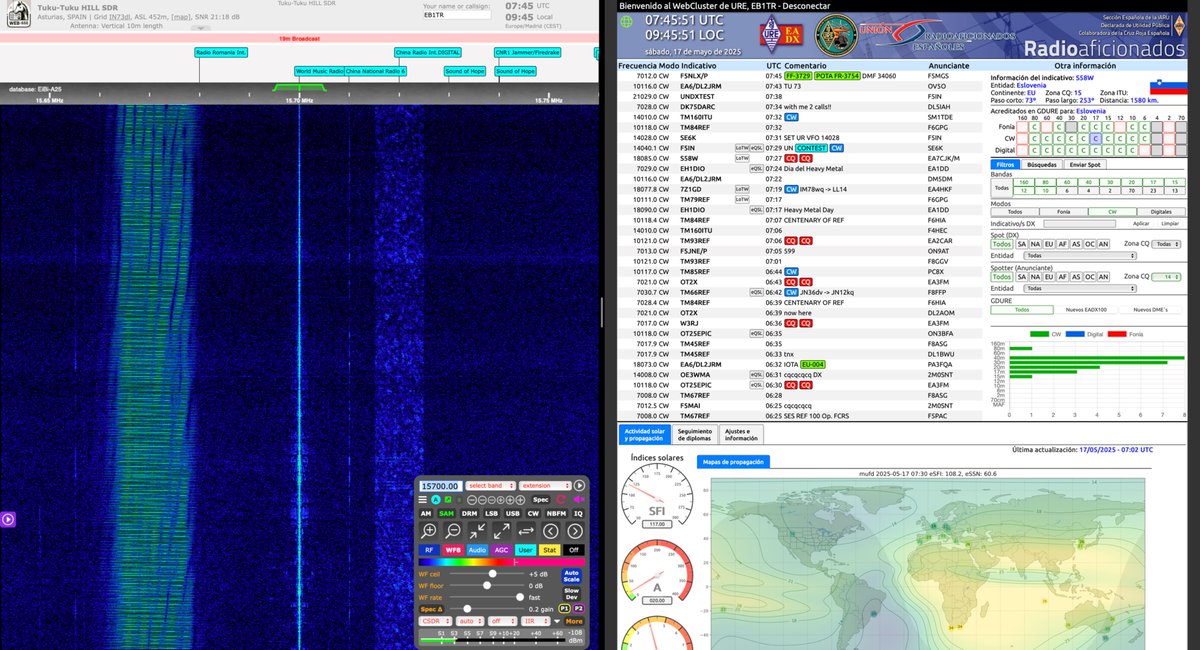 Es fin de semana... Escuchamos música, si, pero de una forma algo diferente... #WMR en 15700KHz #ShortWave #OndaCorta #Radioescucha #SWL