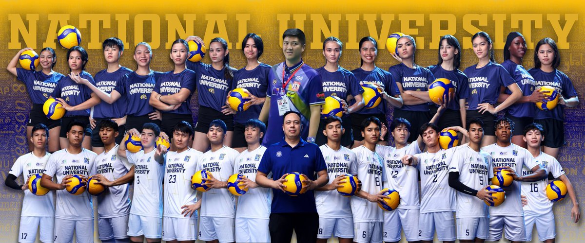 UAAP Season 87 Volleyball Tournament
BACK-TO-BACK CHAMPIONS!! 💛💙

CONGRATULATIONS NU!! 🥳🎉
#UAAPSeason87