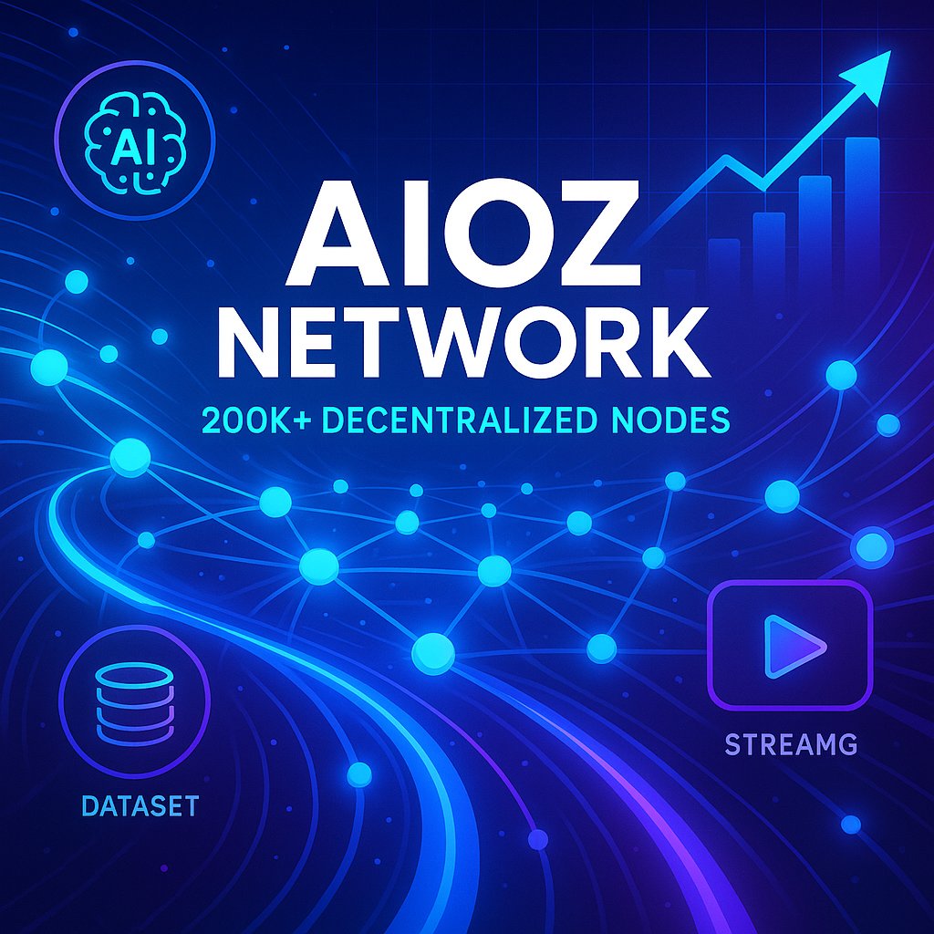 AIOZ Network is the first DePIN in #NVIDIA’s Catalog! 

🌊 Developers can use AIOZ Storage now, with AIOZ AI &amp; Stream coming soon.

🧵👇