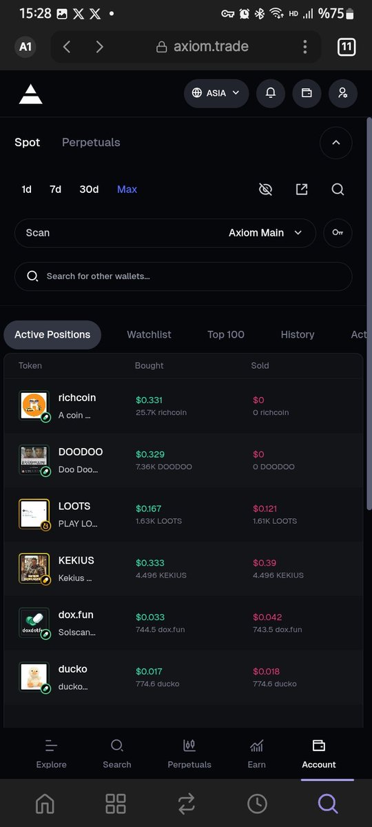 richman_u's tweet image. I lost 15 bucks to meme coins, I guess I&apos;m done with them for now.
What&apos;s with these commission fees? It wasn&apos;t the coins, the fees screwed me over. Back to spot trading we go.
#SolanaMemecoin #memecoin #phantom #Axiompro