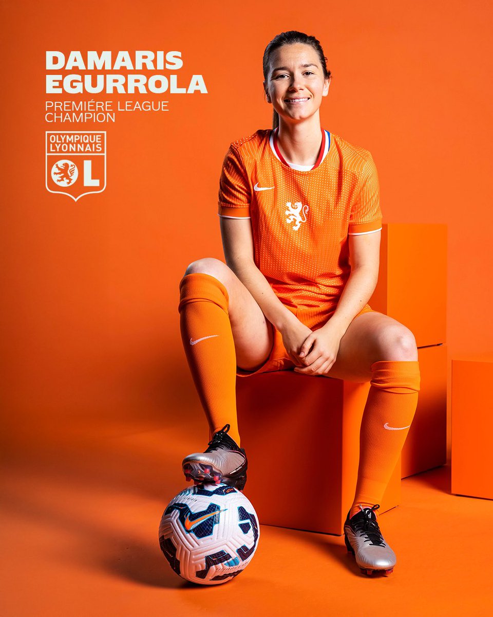 oranjevrouwen's tweet photo. Championnes de France! 🏆🇫🇷

Félicitations Damaris, @DanielleDonk &amp; @OLfeminin! 🥳

#NothingLikeOranje https://t.co/aBHLP5sXtx