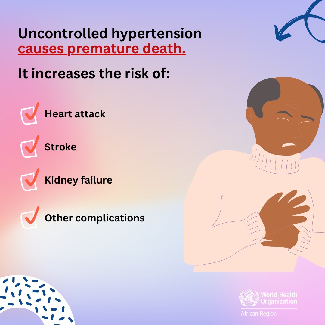 Here’s how you can prevent #hypertension and stay heart-healthy in 2025 and beyond: 

❗️ Reduce salt consumption 
❗️ Avoid saturated &amp; trans fats 
❗️ #NoTobacco 
❗️ Reduce alcohol consumption 
❗ Add more 🍎 &amp; 🥦 to your plate 
❗ Stay active &amp; maintain a healthy weight 

Measure
