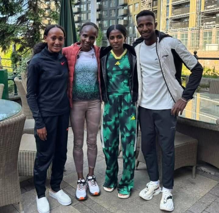 10km  on Sunday 18th 
<a href="/Great_Run/">Great Run</a> 

📷
Selemon Barega 
Medina Eisa 
Hellen Obiri
Gotytom Gebreslase