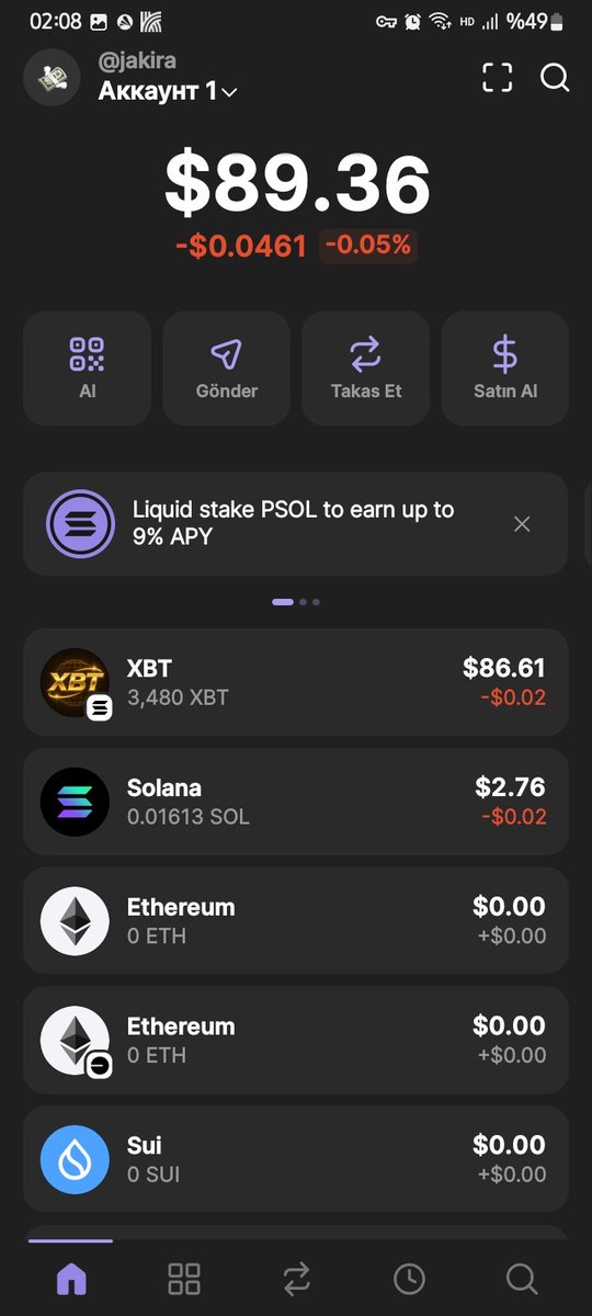 richman_u's tweet image. This just came up
Turns out it was a scam 😮‍💨 this one&apos;s mocking me too  
#SolanaAirdrop
#XBT #SolanaMemecoin