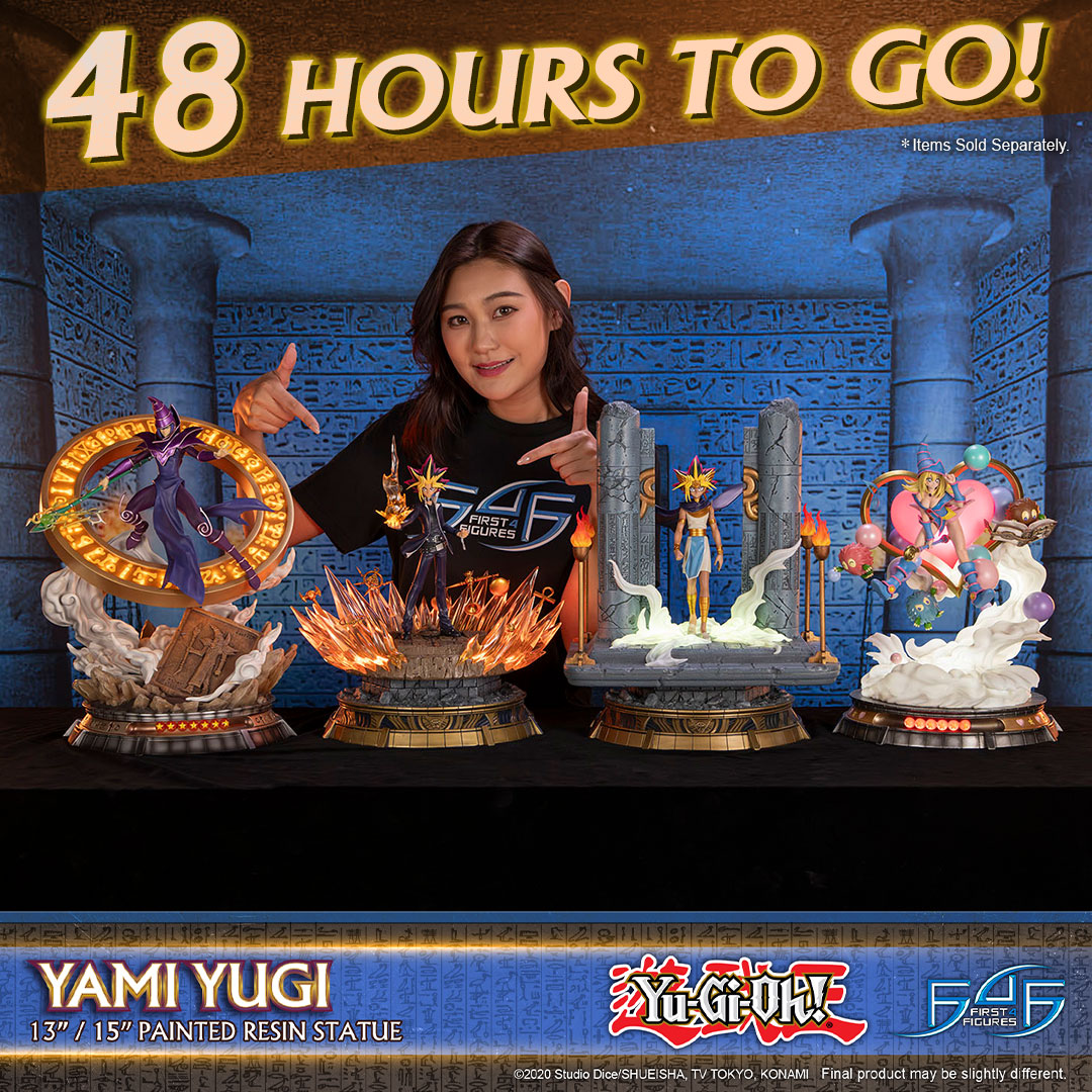 48 HOURS LEFT UNTIL END OF EARLY BIRD OFFER!

Snag the Yu-Gi-Oh! - Yami Yugi statue today and save with our Early Bird Offer!

first4figures.com/collections/ya…

Secure our other Yu-Gi-Oh! statues by snagging them at bit.ly/F4FYuGiOh!

Tag a Yu-Gi-Oh! fan in the comments!

#YuGiOh