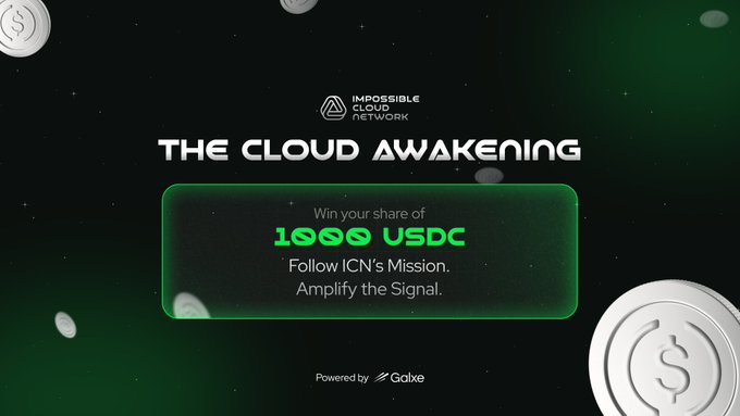 goodlucky1110's tweet image. #HyperNode @ICN_Protocol网络已上线！

  加入去中心化云革命！ 

参与“Cloud Awakening”任务，完成互动，赚取 ICNT 积分！赢取 1000 美元奖励！  

#ICNTWorldDomination