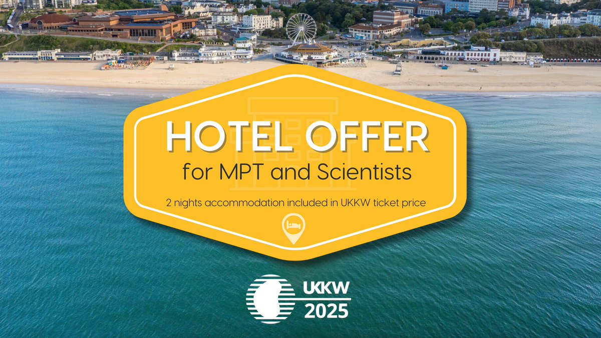 ⚠️Limited Offer - MPT &amp; Scientist Hotel Discounts

🏨3 full days at UK Kidney Week + 2 nights' accommodation from only £500. 

If you're part of the Multi-Professional Team or a Scientist - take advantage of this great offer!

🎫 Don't delay, book today: ukkw.org/registration/