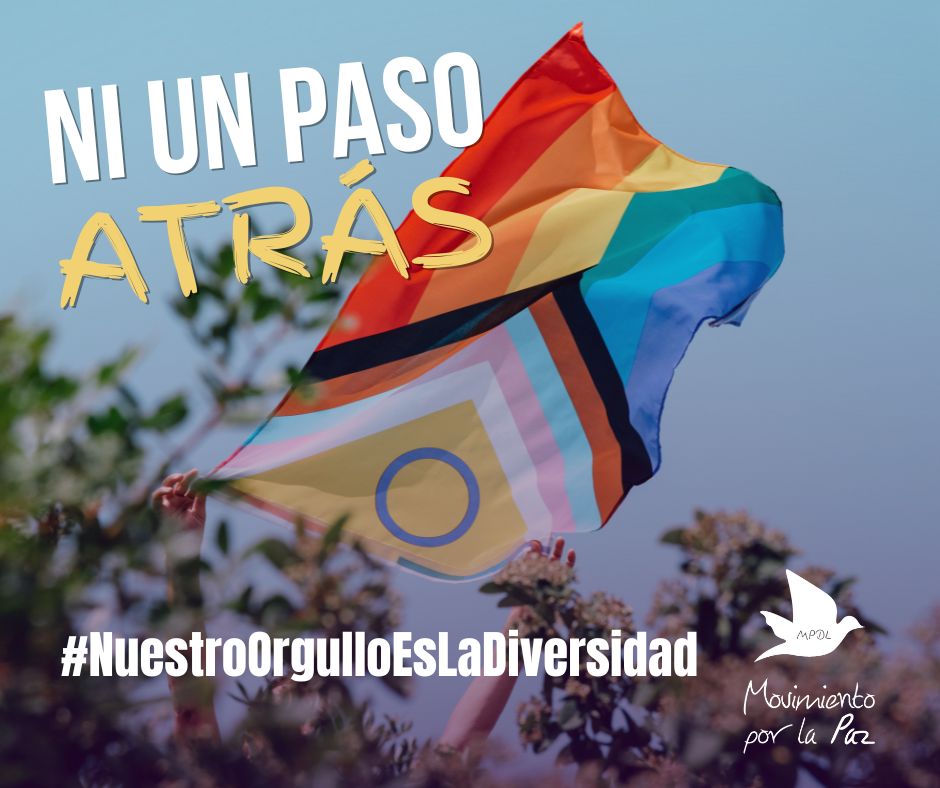 MovimientoxlPaz's tweet photo. 🌈 17 de mayo: Día contra la Homofobia, Transfobia y Bifobia 🏳️‍🌈
💪 #NuestroOrgulloEsLaDiversidad
🚫 #NiUnPasoAtrás https://t.co/ZNcpyRWQjr