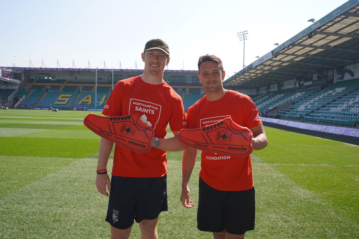Northampton Saints Foundation (@saintsfdation) on Twitter photo Today at the game, we’ll also be selling our red foam shoes at the bargain price of £2.50! Cheer on <a href="/SaintsRugby/">Northampton Saints 😇</a> by singing ‘SHOE ARMY’ or why not buy one ready for <a href="/lionsofficial/">British & Irish Lions</a> Today at the game, we’ll also be selling our red foam shoes at the bargain price of £2.50! Cheer on <a href="/SaintsRugby/">Northampton Saints 😇</a> by singing ‘SHOE ARMY’ or why not buy one ready for <a href="/lionsofficial/">British & Irish Lions</a>
