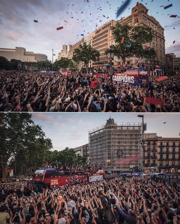 VictorJohn (@victorjohn_jp) on Twitter photo Barcelona Fans posted some awesome photos of yesterday's parade..
Congratulations <a href="/FCBarcelona/">FC Barcelona</a>
La Liga 🏆 Barcelona Fans posted some awesome photos of yesterday's parade..
Congratulations <a href="/FCBarcelona/">FC Barcelona</a>
La Liga 🏆