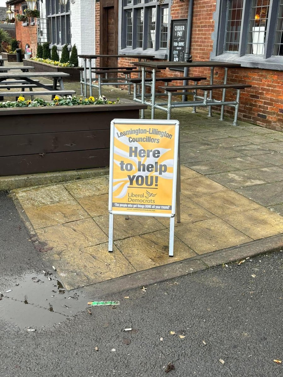 Cllrs Amanda Stevens and Phil Kohler will be outside the Rugby Tavern from 10 - 11 a.m. this morning - look for the yellow board!!
