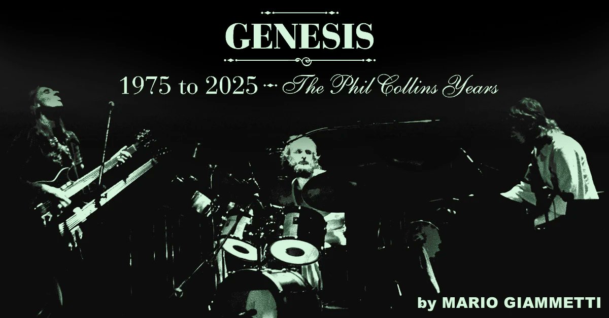 The book "Genesis 1975-2025: The Phil Collins Years" by Mario Giammetti has been revised and updated recently, so we have also updated our review here: t.ly/OTK6I 
<a href="/genesis_band/">Genesis</a> <a href="/burningshednews/">Burning Shed</a> #genesis