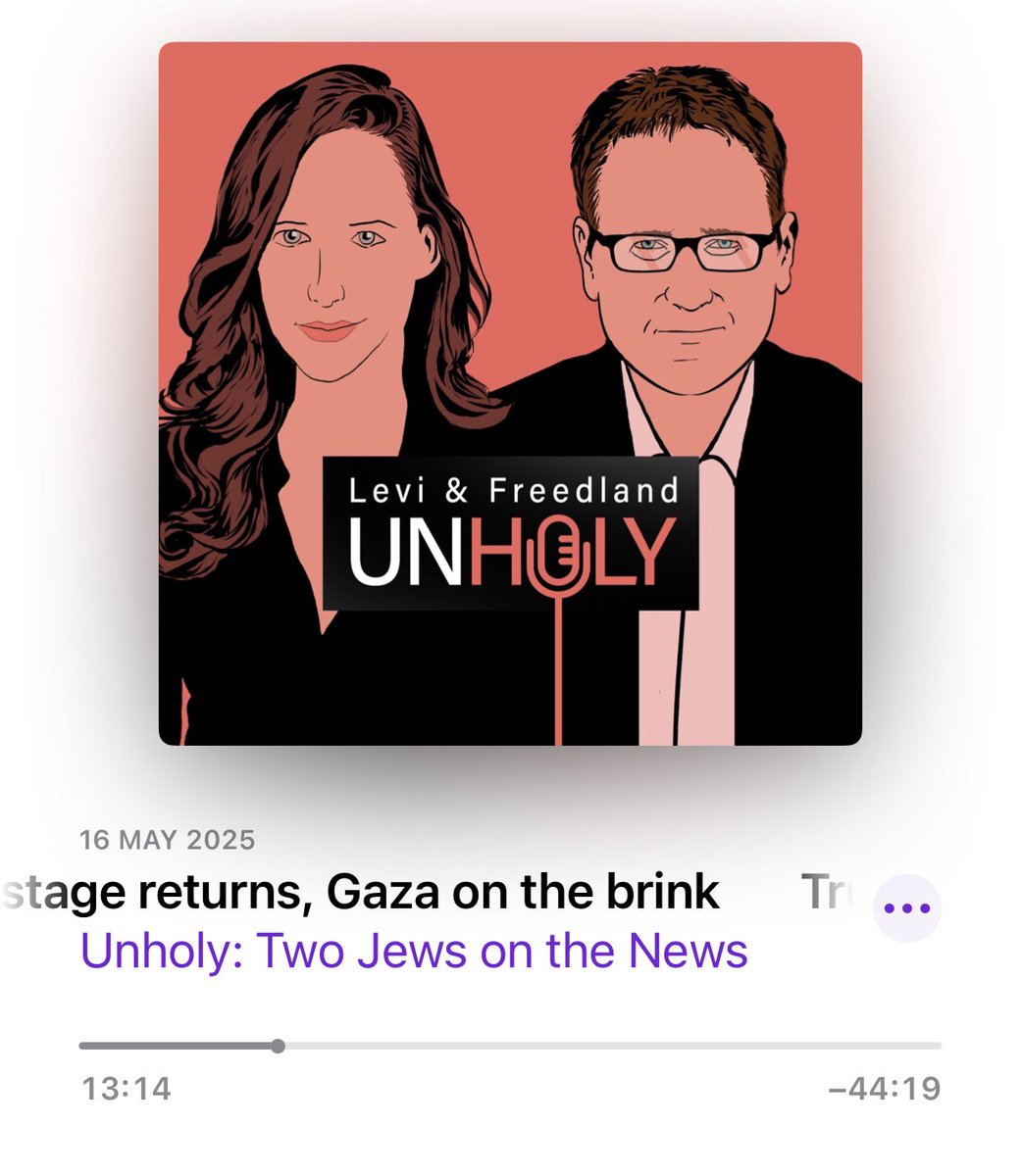 ittay78's tweet image. The exchange at the 13-25 minute mark of this podcast between @LeviYonit & @Freedland on Gaza’s starvation starkly exposes today’s widening rift between liberal diaspora Jews and liberal Israelis—an unresolved divide that only deepens as the war drags on.